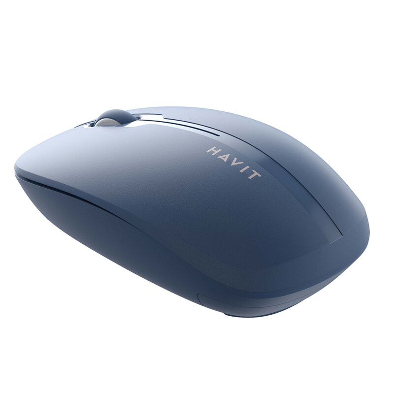 Mouse wireless pentru laptop 1600 DPI Havit MS53WB, albastru