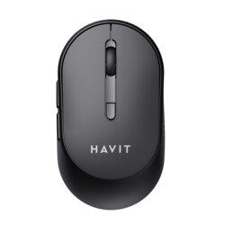 Mouse wireless ergonomic pentru laptop Havit MS78GT, negru