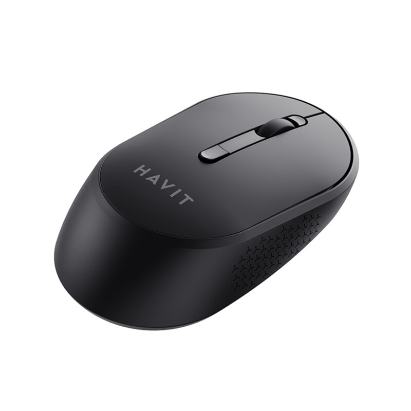 Mouse wireless ergonomic pentru laptop Havit MS78GT, negru