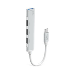 Docking Station, hub cu 4x USB Havit, argintiu, HB41