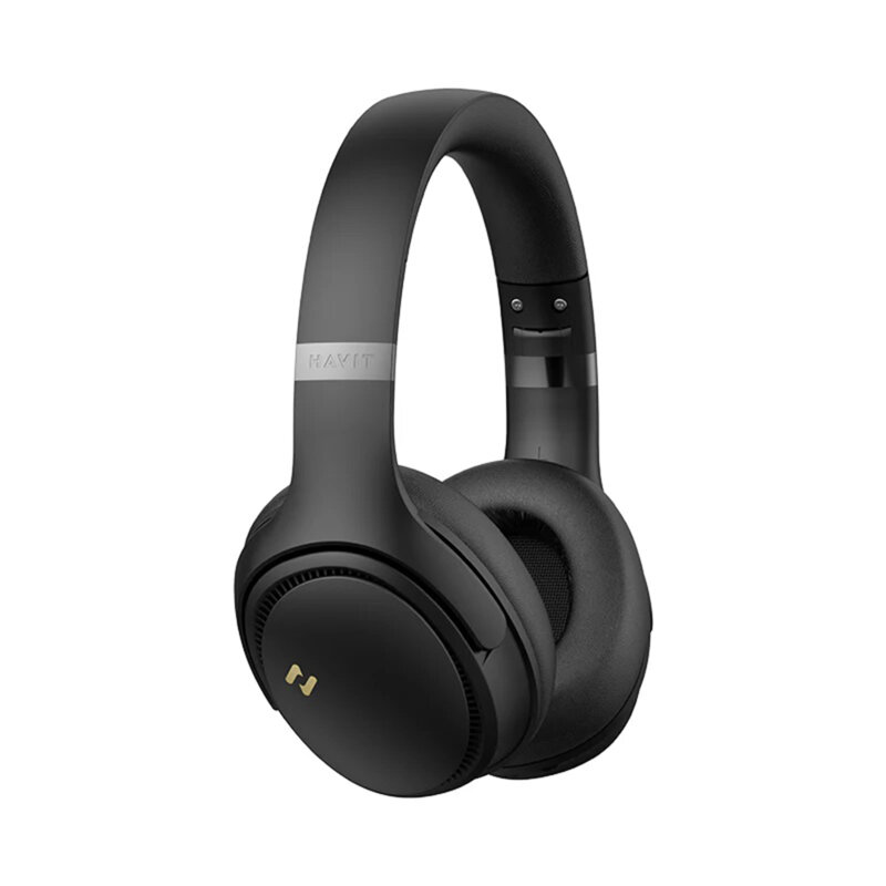 Casti wireless Bluetooth pliabile, ANC Havit H630BT Pro, negru