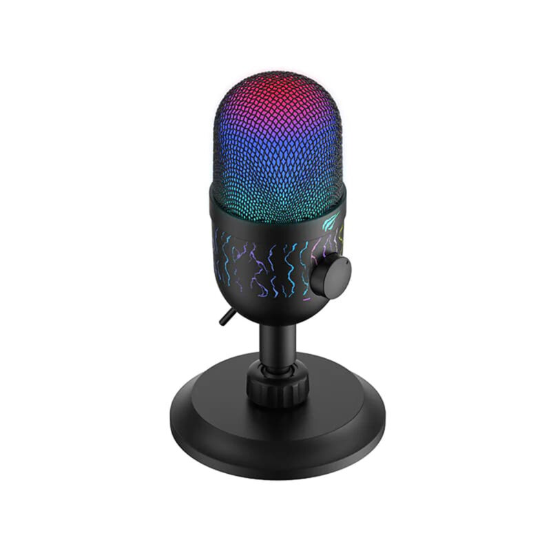 Microfon profesional gaming cardioid Havit, GK52, 1.8m
