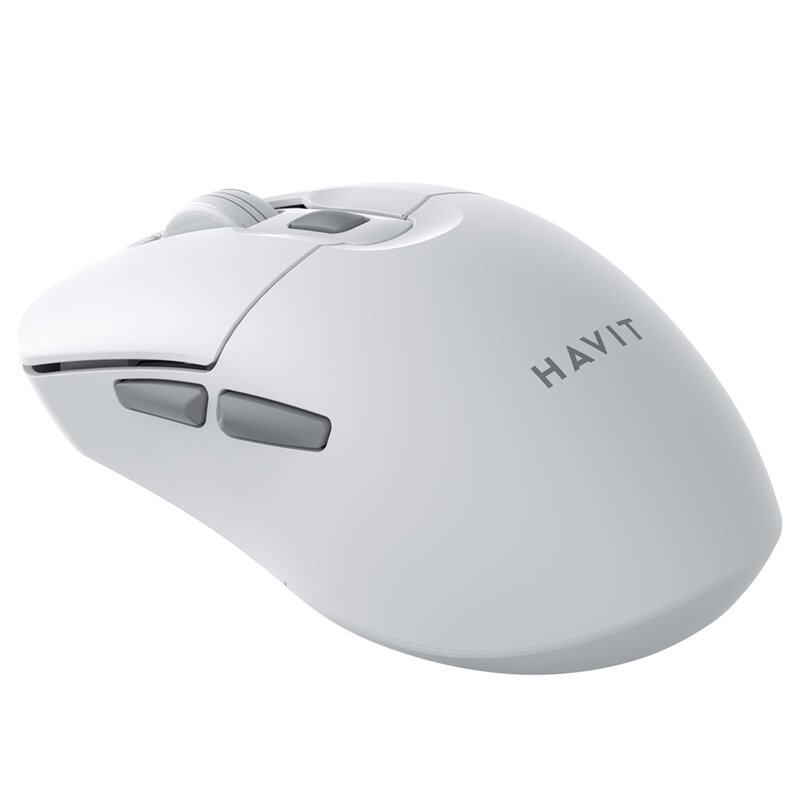 Mouse wireless 800-1600DPI pentru laptop Havit, alb, MS59WB