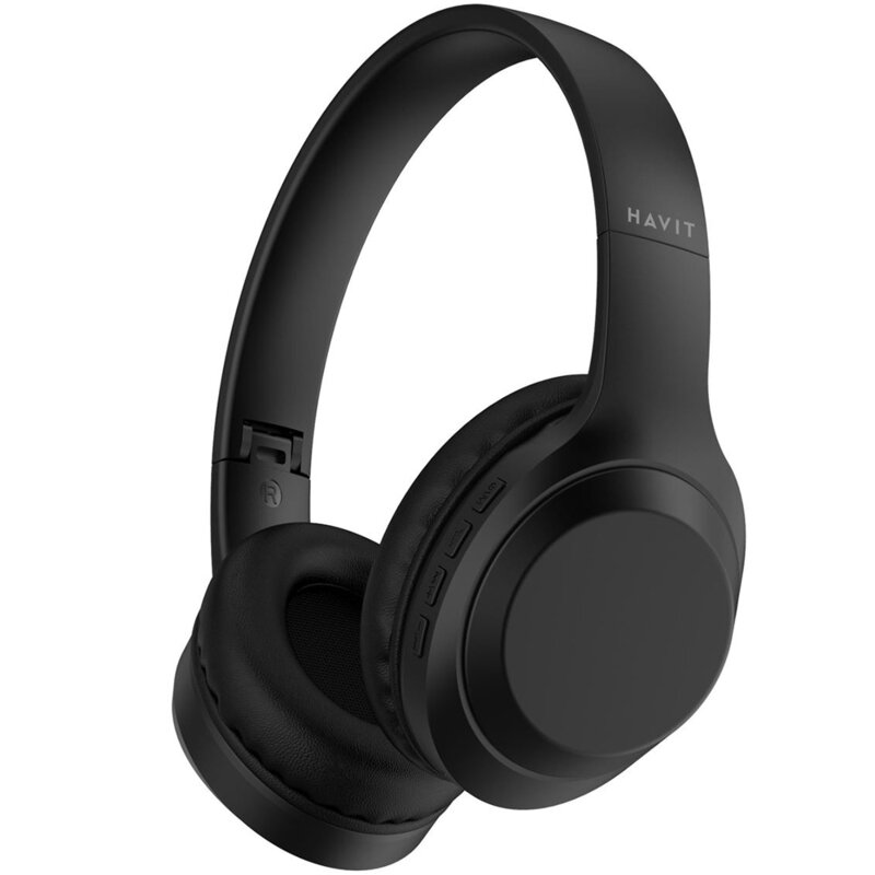 Casti wireless Bluetooth pliabile, AUX Havit H628BT, negru