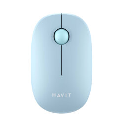 Mouse wireless cu bila 2.4GHz, 1600DPI Havit MS57GT, bleu