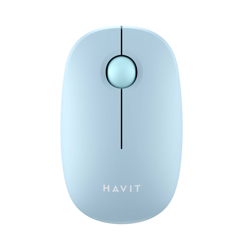 Mouse wireless cu bila 2.4GHz, 1600DPI Havit MS57GT, bleu