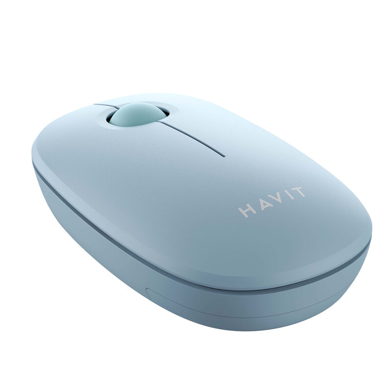 Mouse wireless cu bila 2.4GHz, 1600DPI Havit MS57GT, bleu