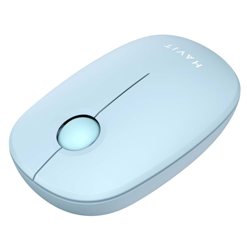 Mouse wireless cu bila 2.4GHz, 1600DPI Havit MS57GT, bleu