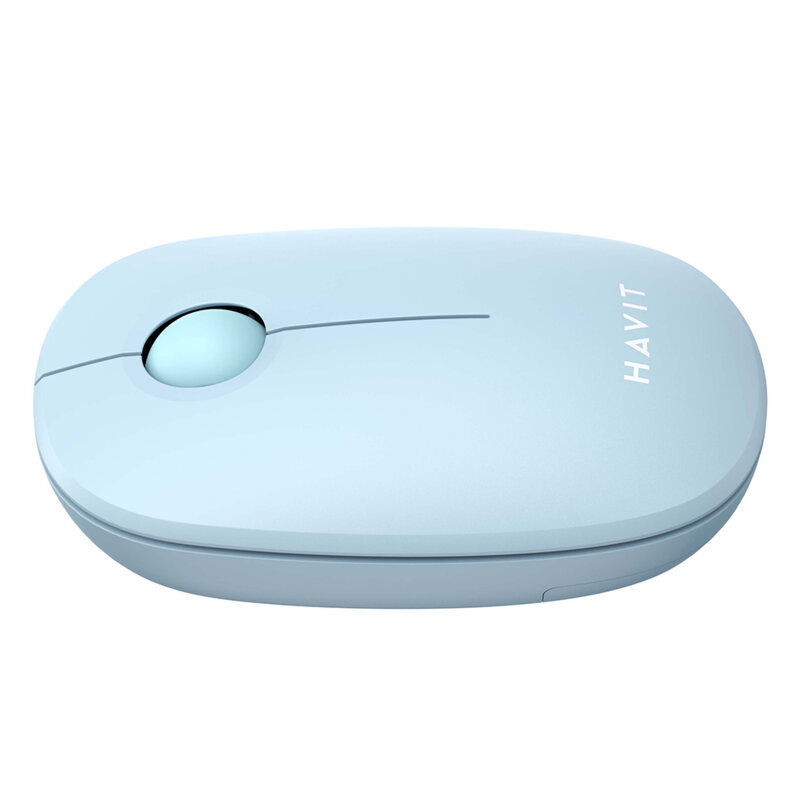 Mouse wireless cu bila 2.4GHz, 1600DPI Havit MS57GT, bleu