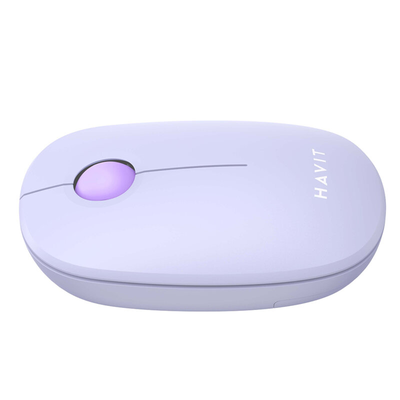 Mouse wireless cu bila 2.4GHz, 1600DPI Havit MS57GT, mov