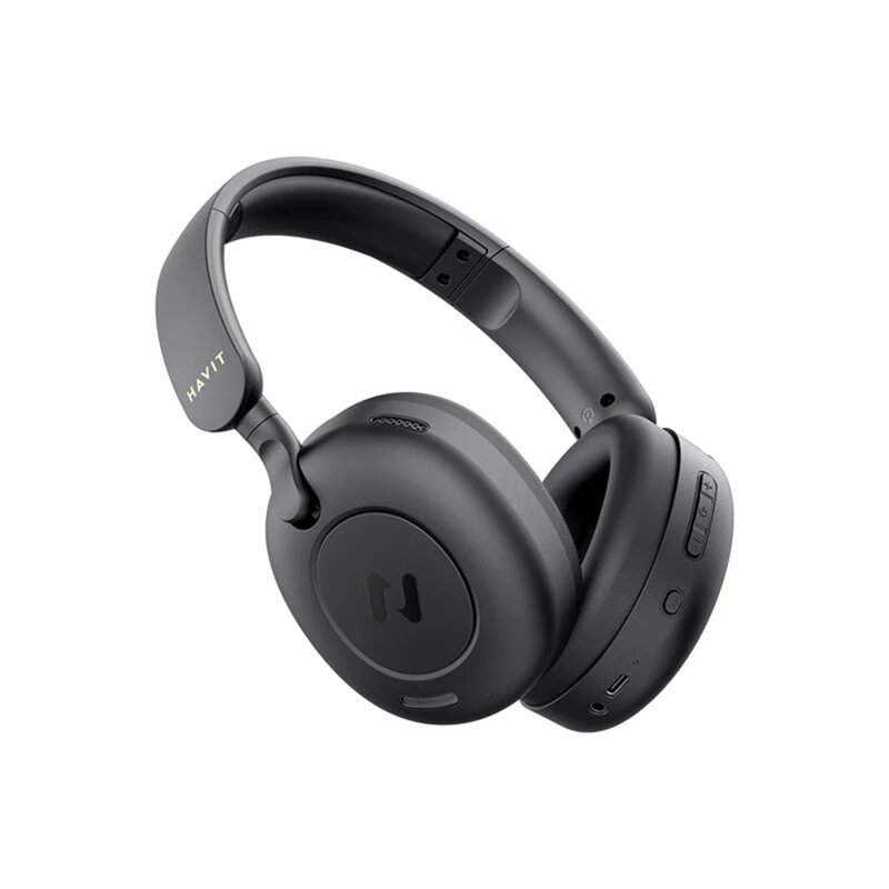Casti Bluetooth on-ear, ANC, 700mAh Havit H655BT, negru