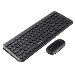 Kit tastatura si mouse wireless 2.4GHz Havit KB254GCM, negru