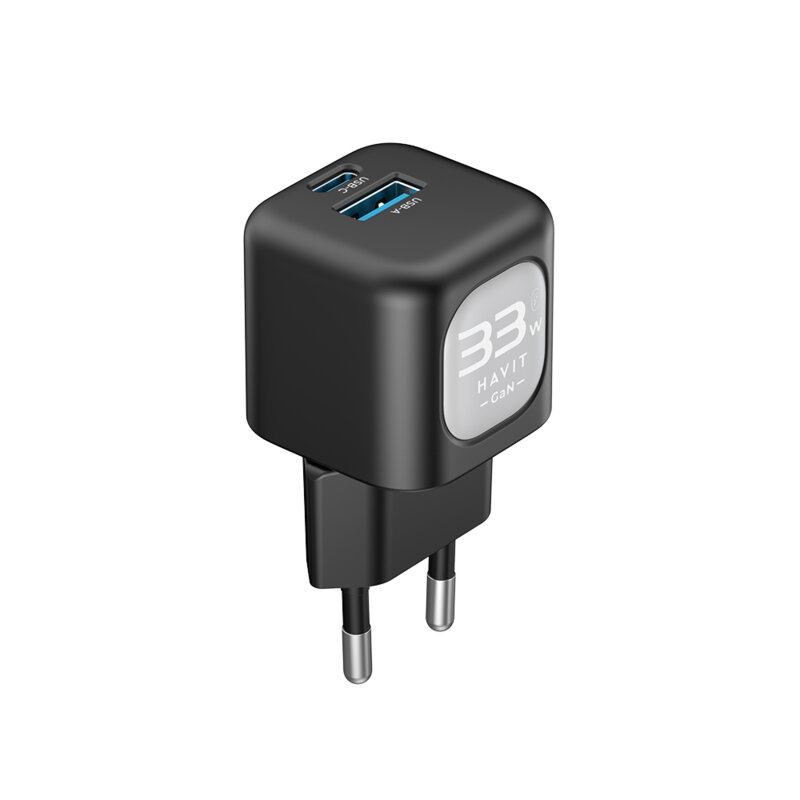 Incarcator priza USB Type-C 33W Havit UC230 EU, negru / gri