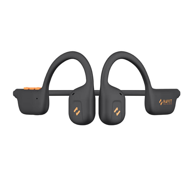 Casti Bluetooth Havit Freego1 Air 80mAh, lumini LED, negru