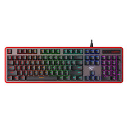Tastatura gaming mecanica USB cu lumini RGB Havit KB870L