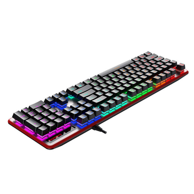 Tastatura gaming mecanica USB cu lumini RGB Havit KB870L