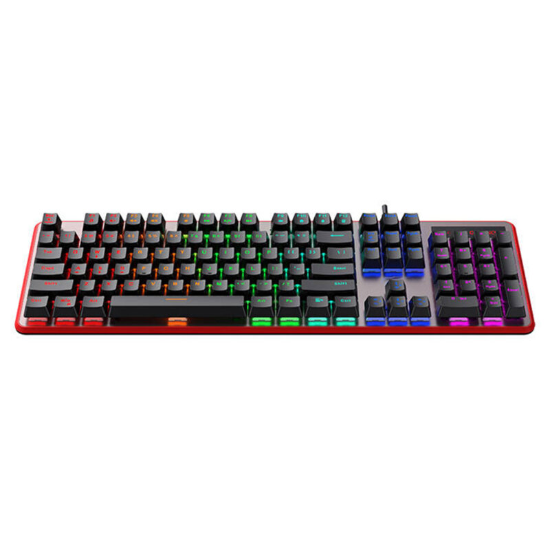 Tastatura gaming mecanica USB cu lumini RGB Havit KB870L