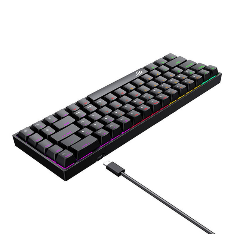 Tastatura mecanica pentru gaming Havit, RGB, Type-C KB881L