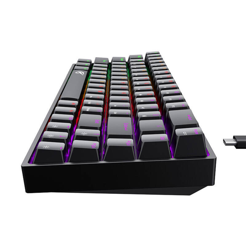 Tastatura mecanica pentru gaming Havit, RGB, Type-C KB881L