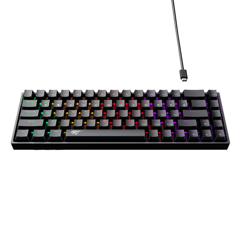 Tastatura mecanica pentru gaming Havit, RGB, Type-C KB881L