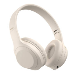 Casti Bluetooth pliabile Havit, 200mAh, wireless, bej H628BT