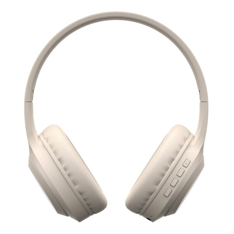 Casti Bluetooth pliabile Havit, 200mAh, wireless, bej H628BT