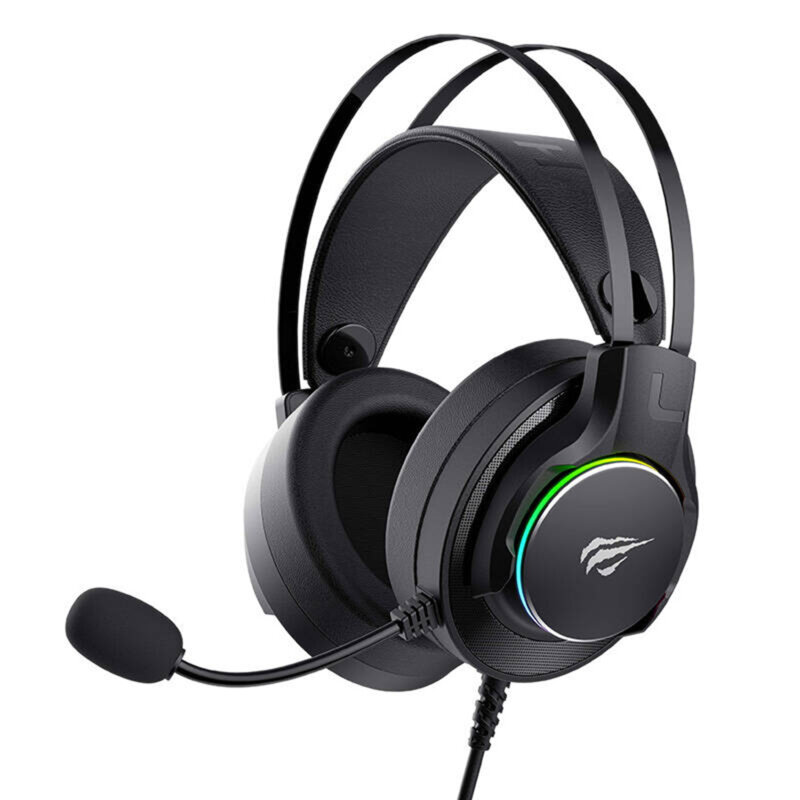 Casti pentru gaming cu microfon Havit, USB, negru H2007U
