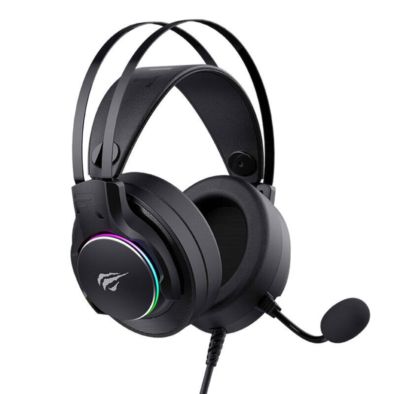 Casti pentru gaming cu microfon Havit, USB, negru H2007U