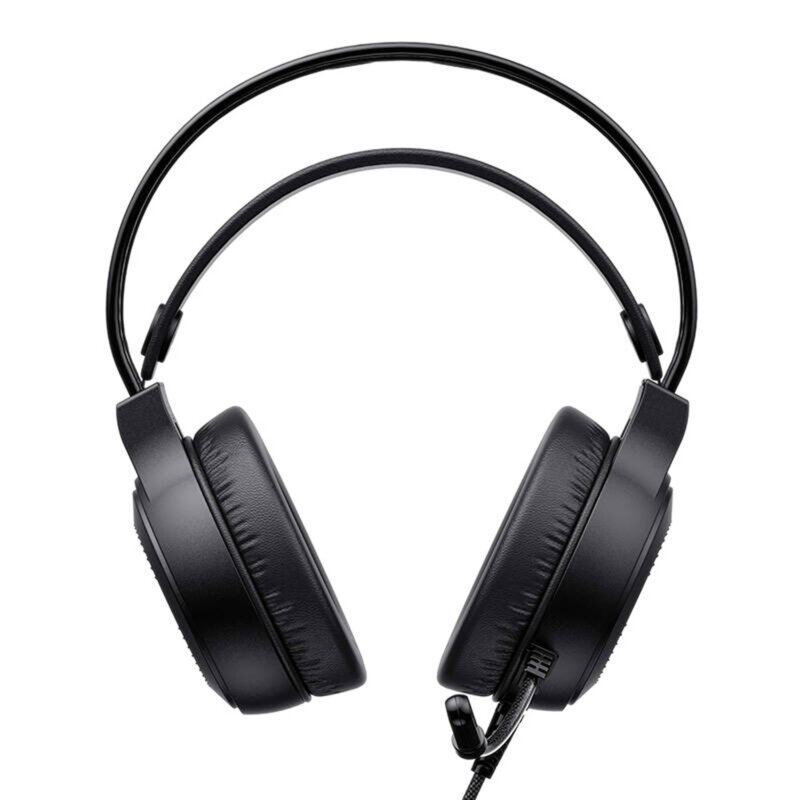 Casti gaming cu microfon Havit RGB, USB, Jack, negru H2040d