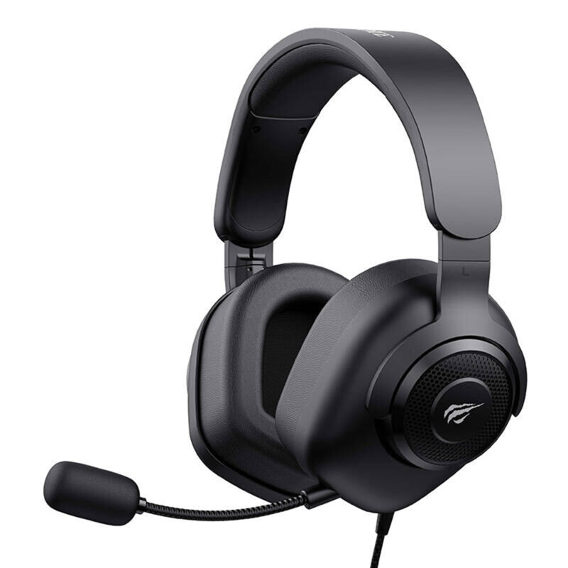 Casti gaming cu microfon Havit ajustabile, 3.5mm, negru H2230d