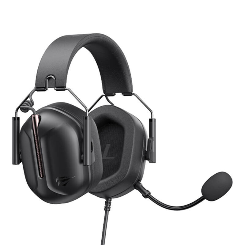 Casti gaming pliabile cu microfon, 3.5mm Havit, negru H2033d