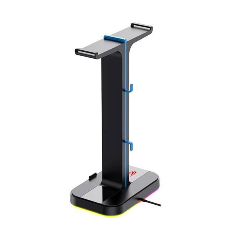 Suport pentru casti cu lumini RGB, USB Havit TH650, gri