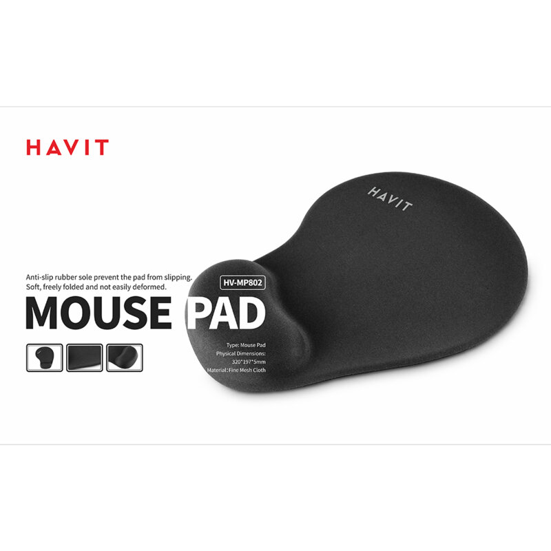 Mousepad pentru gaming antiderapat Havit, MP802, albastru inchis