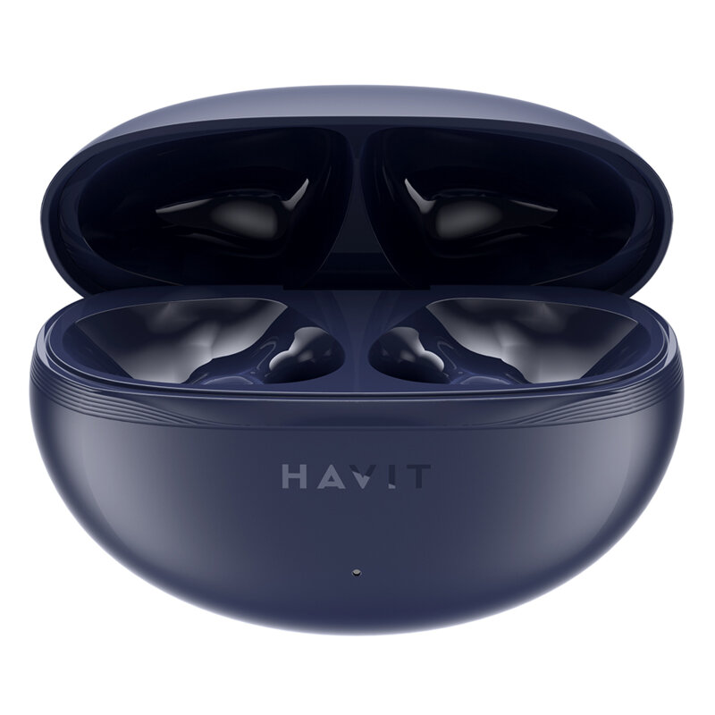 Casti Bluetooth cu microfon, TWS earbuds Havit TW986, albastru