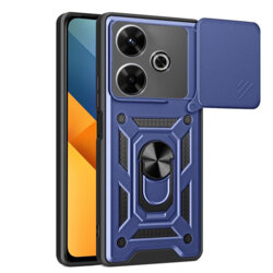 Husa Xiaomi Poco M6 4G protectie camera Techsuit CamShield Series, albastru