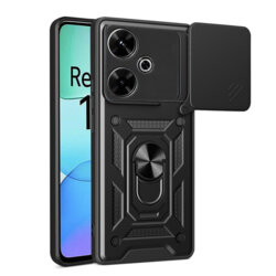 Husa Xiaomi Redmi 13 protectie camera Techsuit CamShield Series, negru