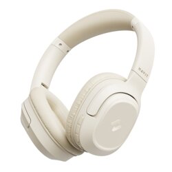 Casti Bluetooth on-ear pliabile, ANC Havit H612BT, bej