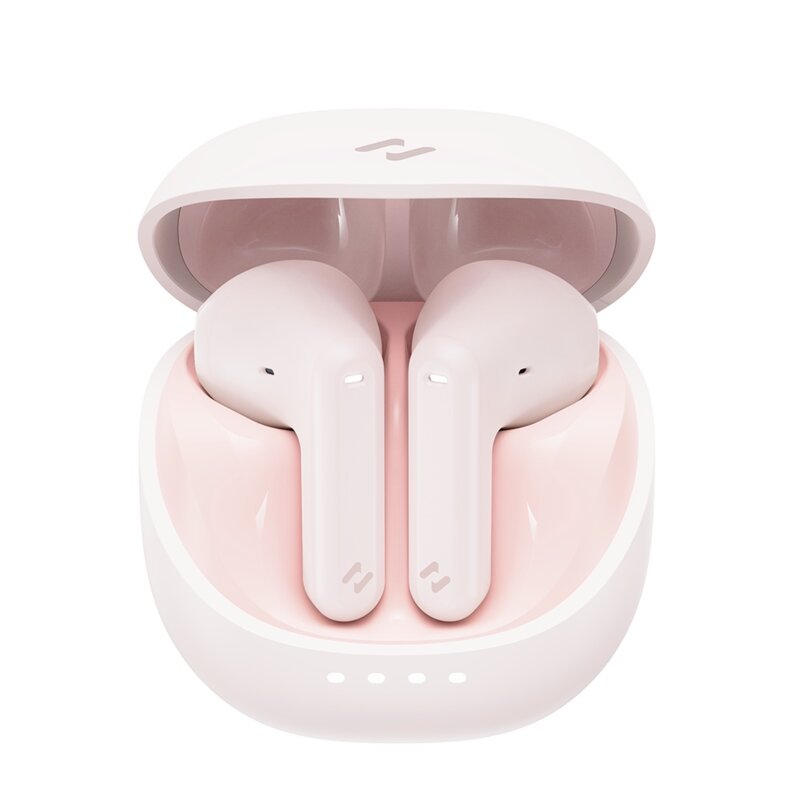 Casti wireless Bluetooth 5.4, ENC Havit TW931, roz