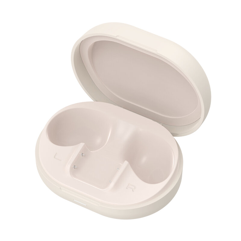 Casti Bluetooth TWS Noise Canceliing Havit TW950, bej/roz