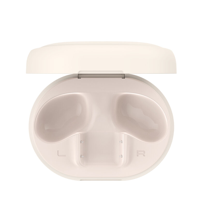 Casti Bluetooth TWS Noise Canceliing Havit TW950, bej/roz