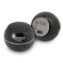 Mini boxa portabila wireless Bluetooth Guess GUWSALGEK, negru