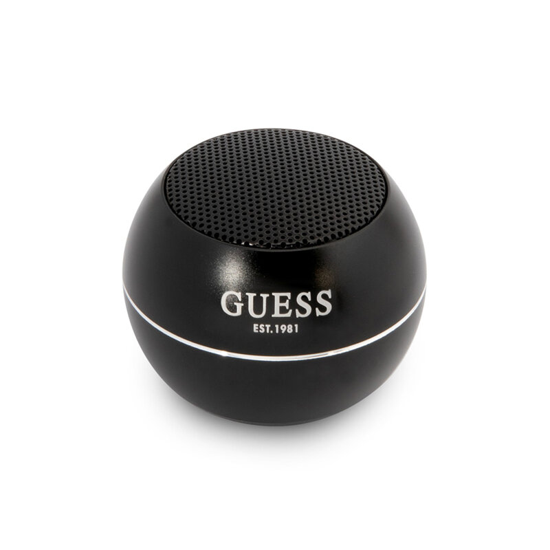 Mini boxa portabila wireless Bluetooth Guess GUWSALGEK, negru