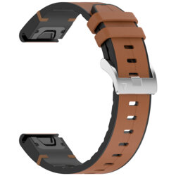 Curea Garmin Fenix 8 43mm Techsuit, maro, W071