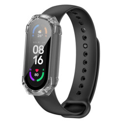 [Pachet 360°] Husa + folie Xiaomi Smart Band 7 Techsuit Defense, transparenta