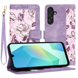 Husa personalizata fete Samsung Galaxy A16 Techsuit FlipCraft, mov