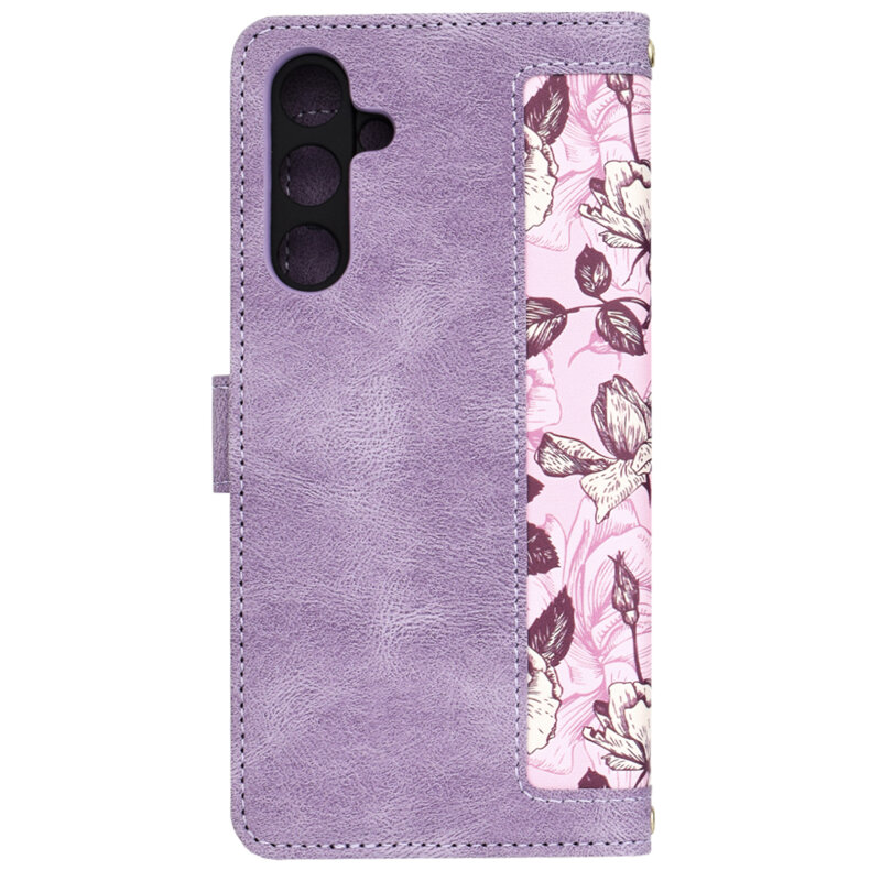 Husa personalizata fete Samsung Galaxy A16 Techsuit FlipCraft, mov