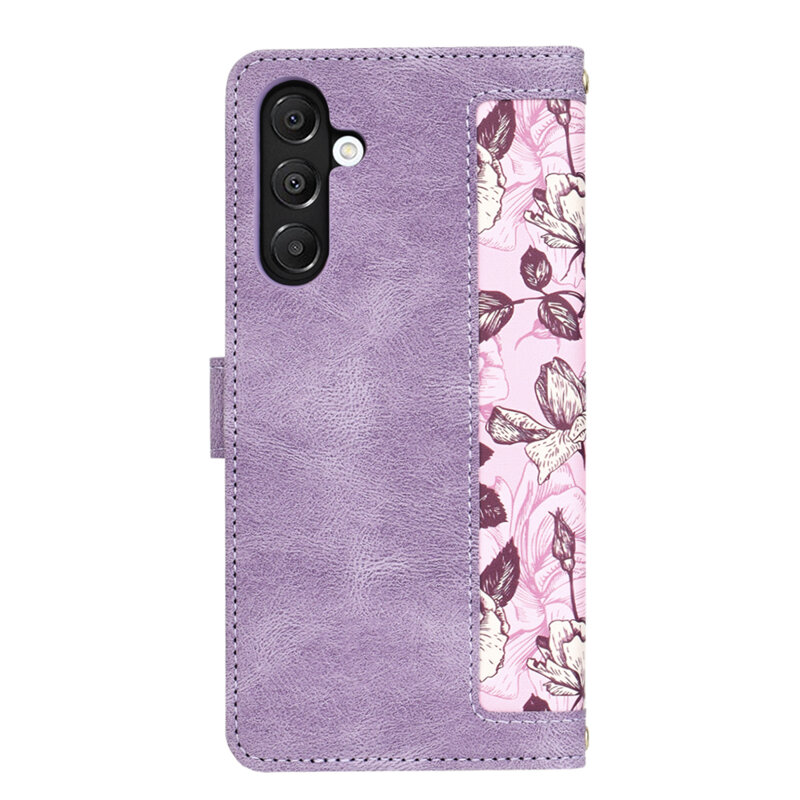 Husa personalizata fete Samsung Galaxy A16 5G Techsuit FlipCraft, mov