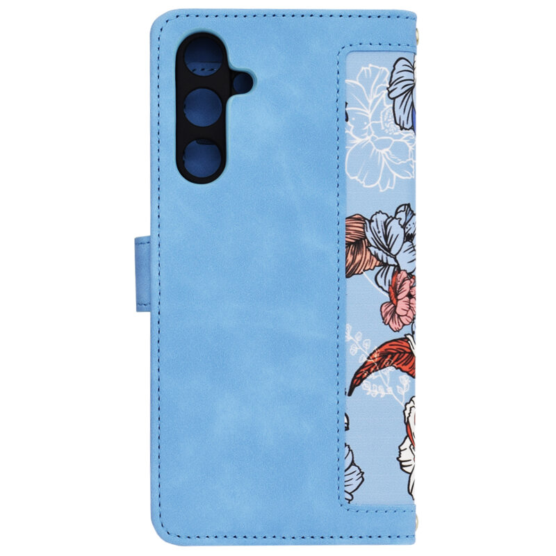 Husa personalizata fete Samsung Galaxy A16 Techsuit FlipCraft, bleu