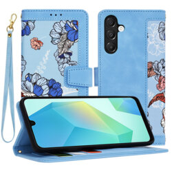 Husa personalizata fete Samsung Galaxy A16 5G Techsuit FlipCraft, bleu