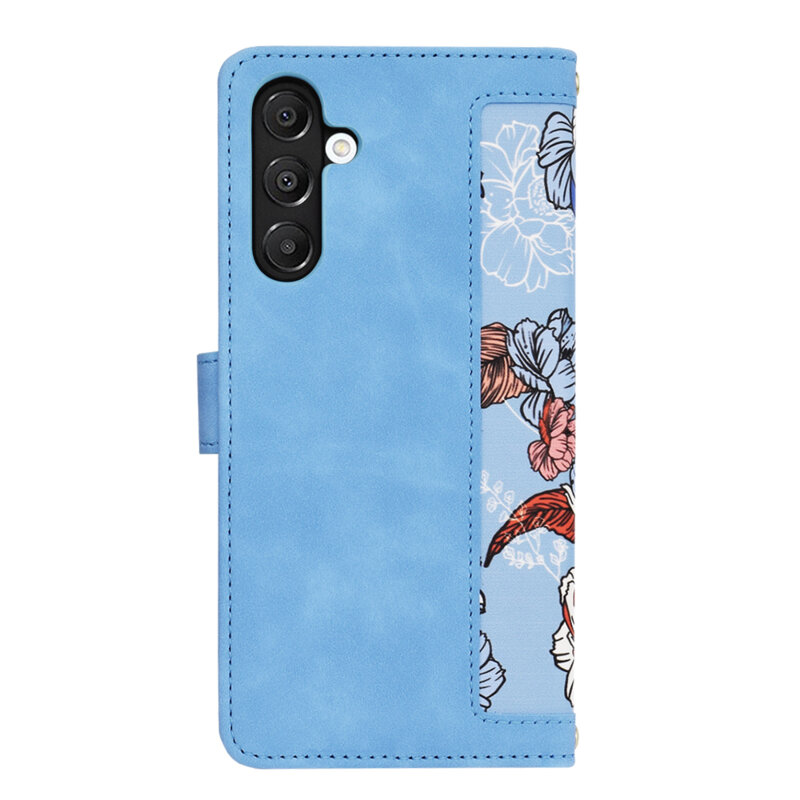 Husa personalizata fete Samsung Galaxy A16 5G Techsuit FlipCraft, bleu